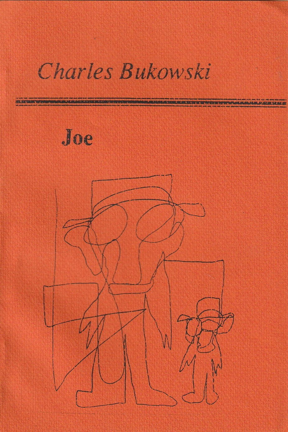 Joe – Bootleg Chapbook w/ Charles Bukowski Poem About Jörg Fauser (Orange Cover)