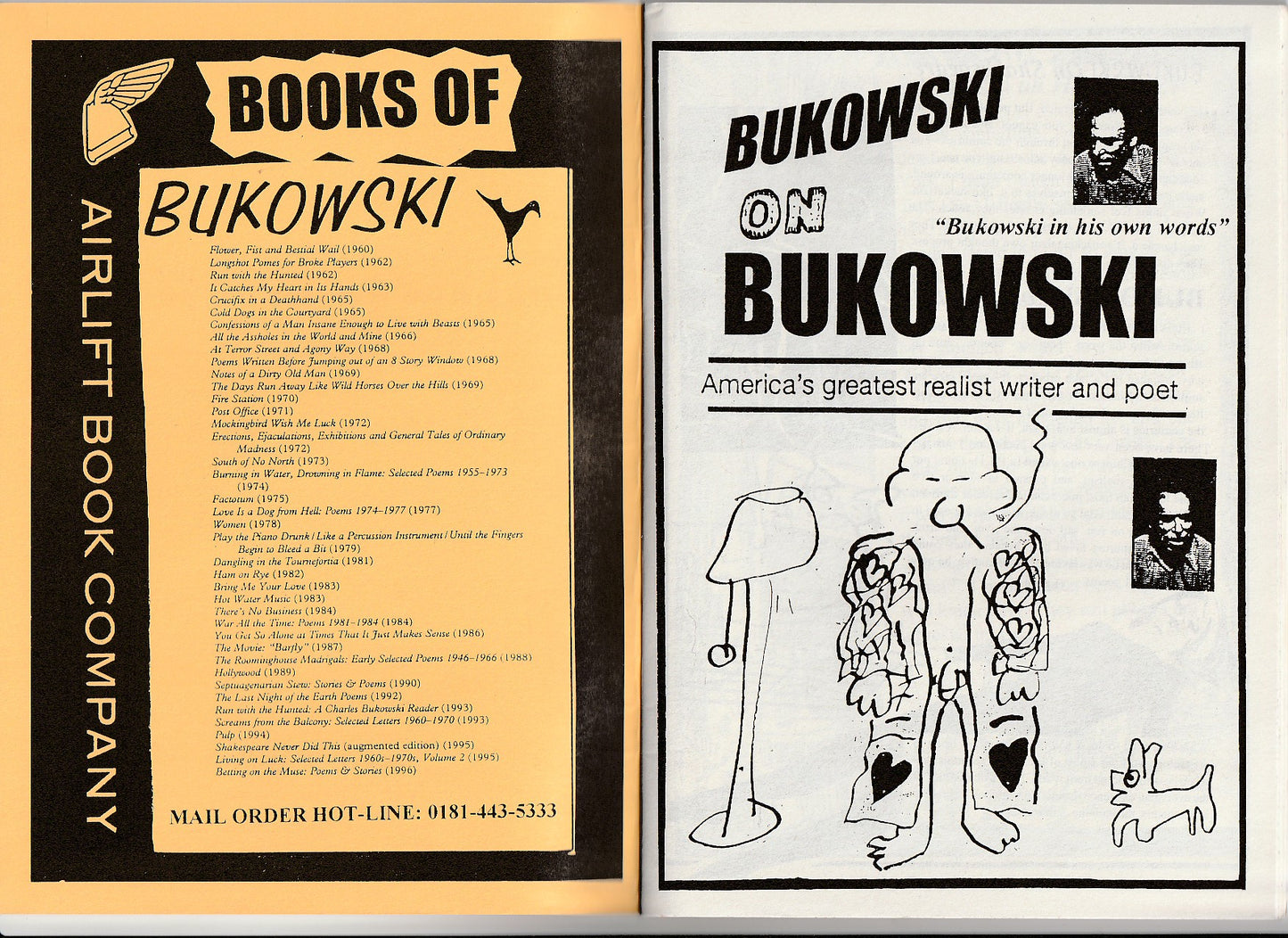 Bukowski on Bukowski: Bukowski Quotes and Drawings