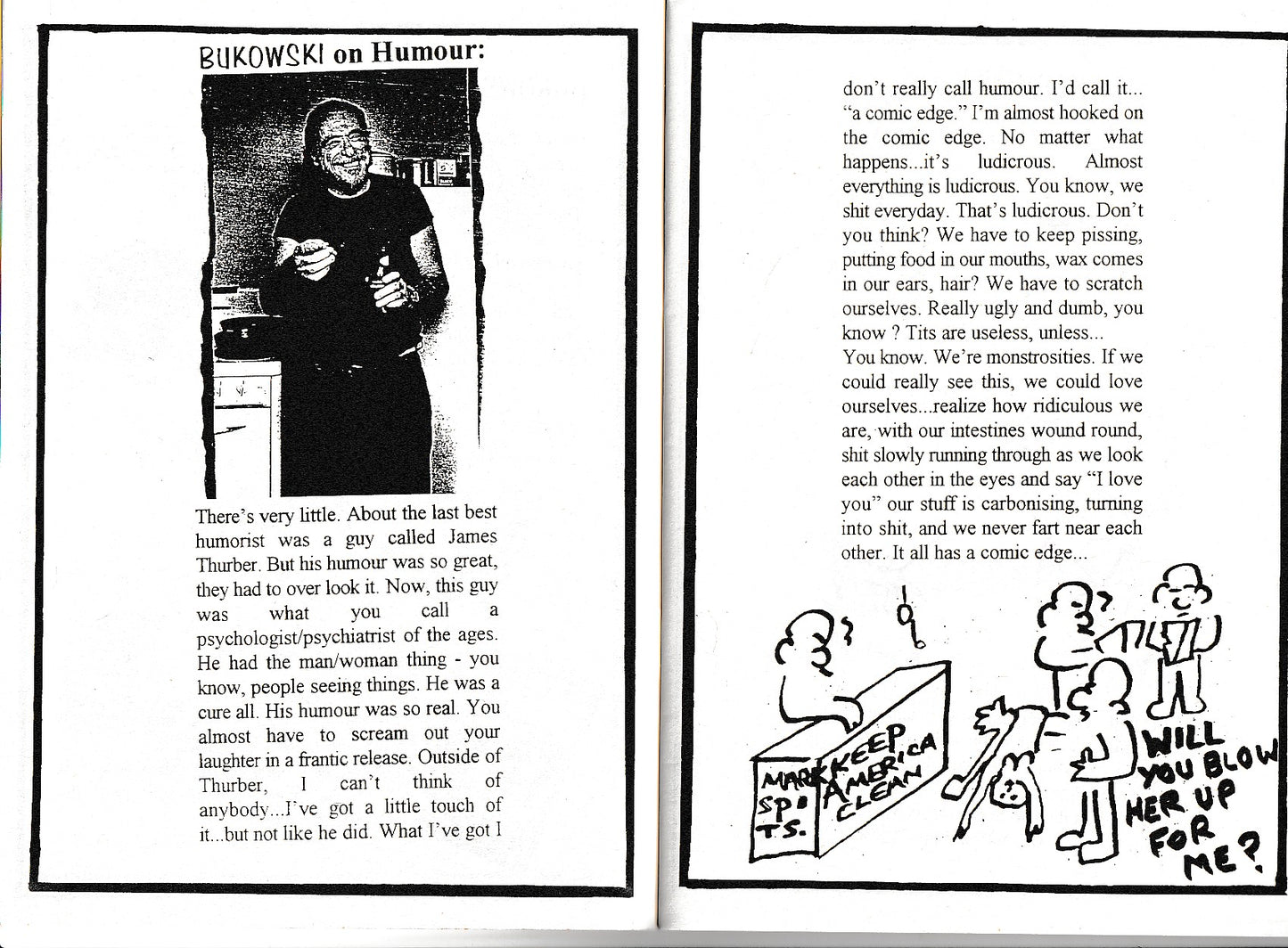 Bukowski on Bukowski: Bukowski Quotes and Drawings