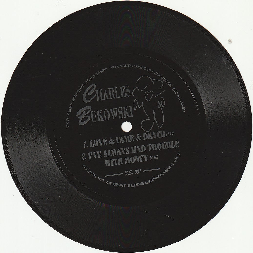 Beat Scene 12: Flexi Disc w/ Bukowski Recording and 3 First Appearance Poems