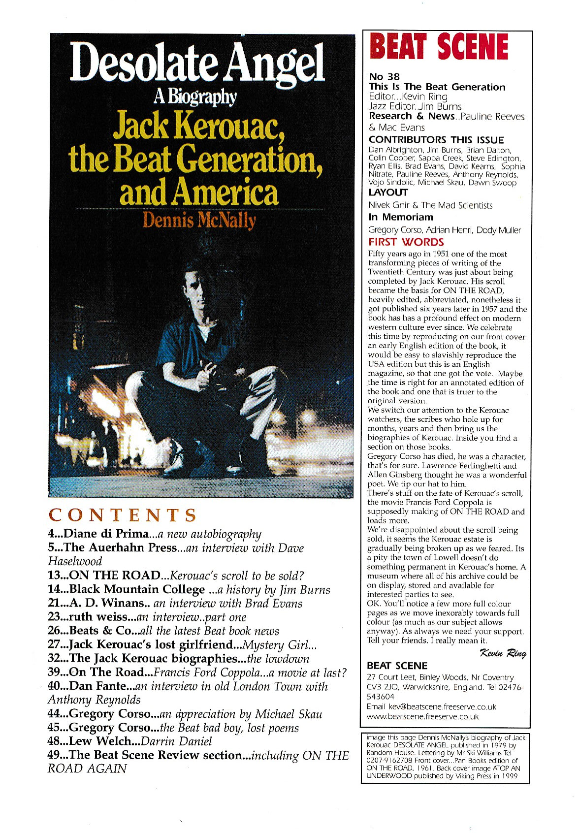Beat Scene 38: Review of Two Books About Bukowski, A. D. Winans, Dan Fante
