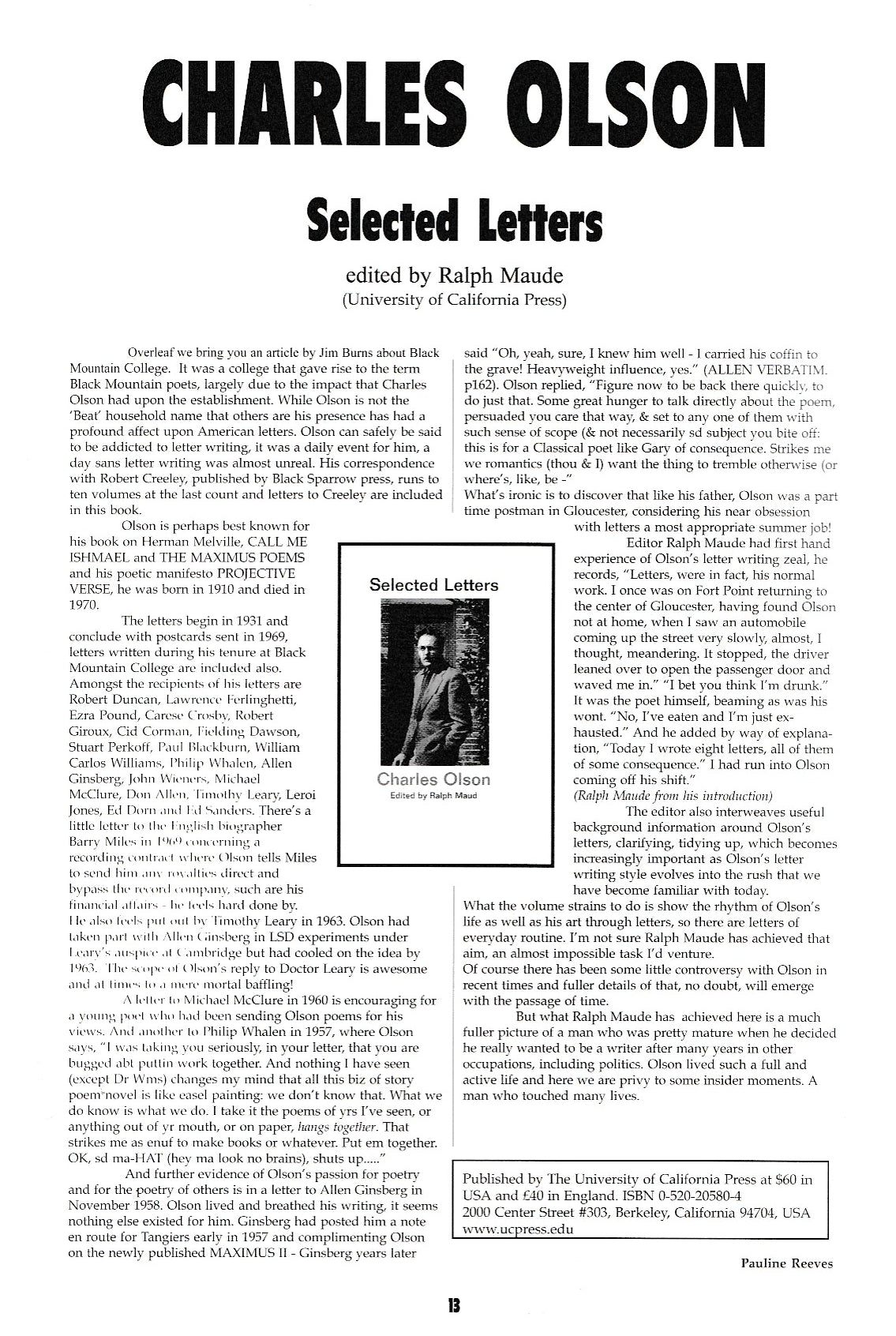 Beat Scene 38: Review of Two Books About Bukowski, A. D. Winans, Dan Fante