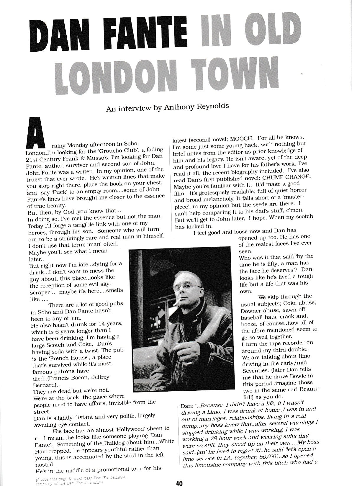 Beat Scene 38: Review of Two Books About Bukowski, A. D. Winans, Dan Fante