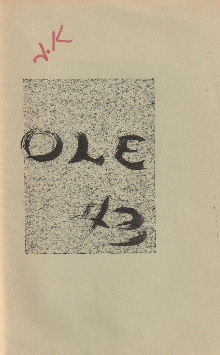 OLE 3: One Uncollected Charles Bukowski Poem and Several Bukowski Ads