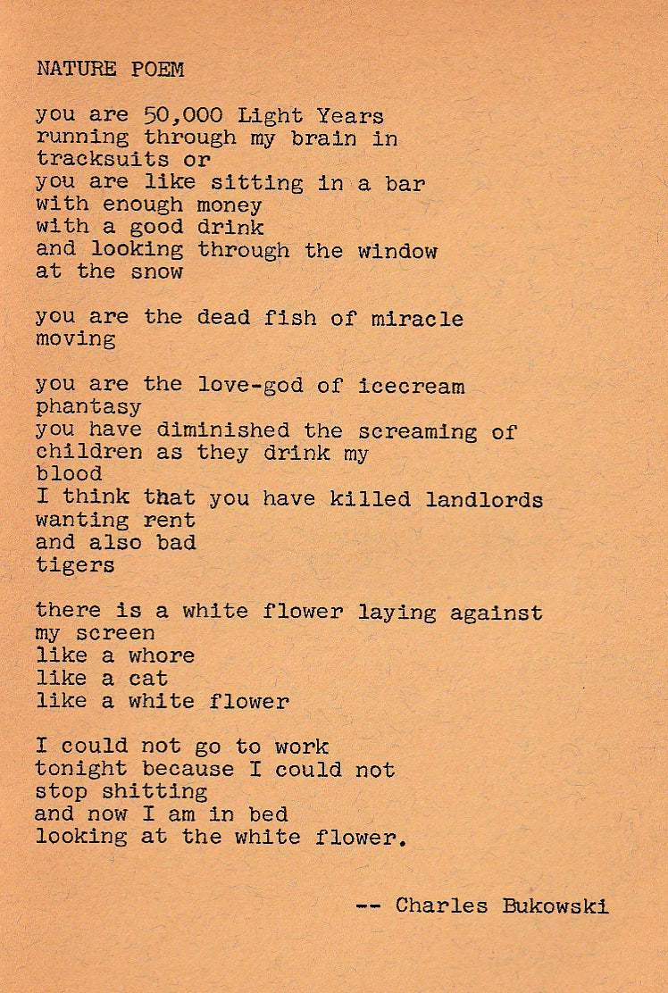 OLE No. 6 – One Uncollected, One First Appearance Charles Bukowski Poem (1966)