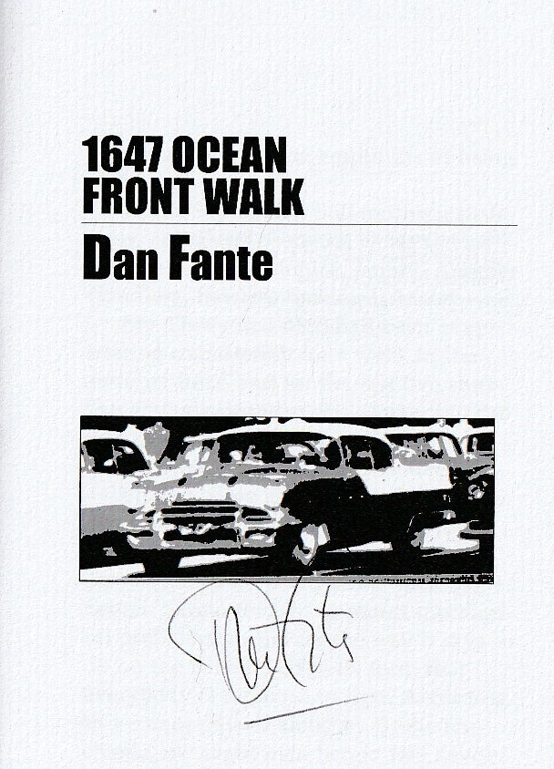 1647 Ocean Front Walk – Signed by Dan Fante (#44/125)