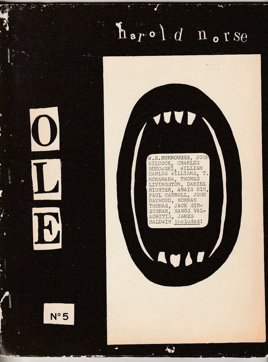 OLE No. 5 – Harold Norse Issue w/ Charles Bukowski Introduction (1966)