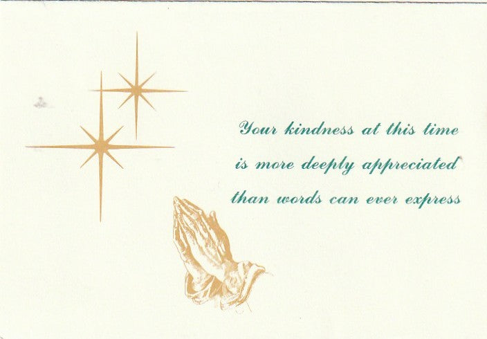 Funeral Card for Charles Bukowski Memorial Service