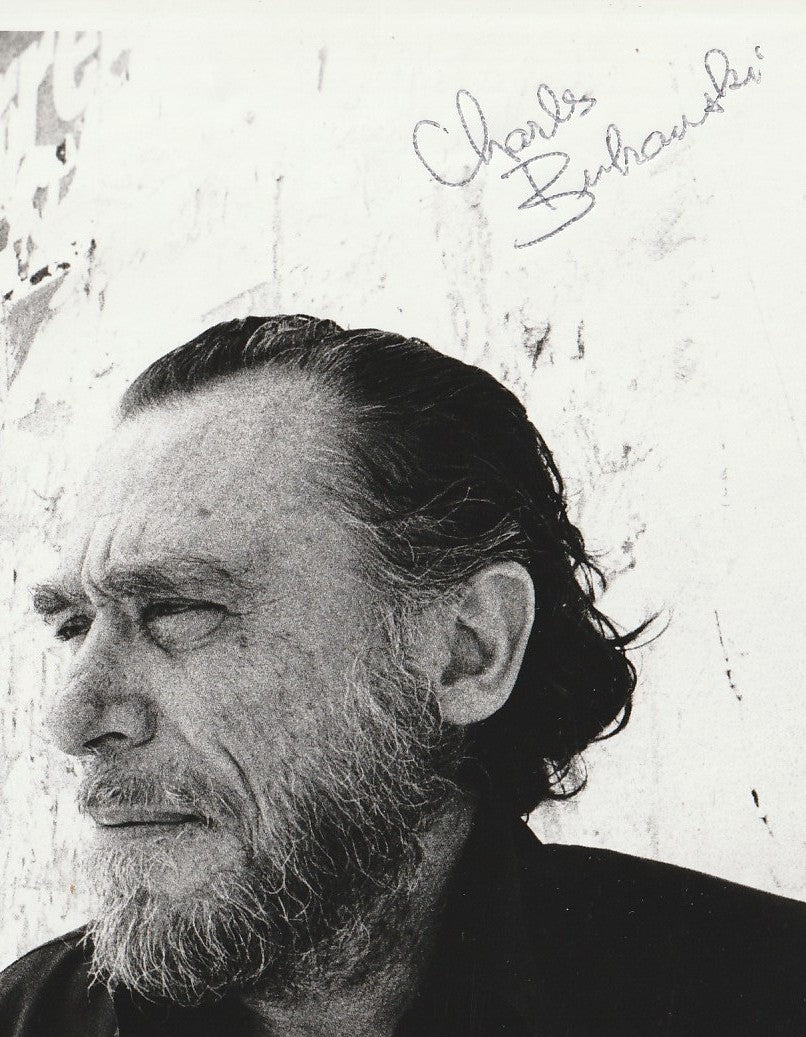 Original Photo from Burning in Water Drowning in Flame – Signed by Charles Bukowski