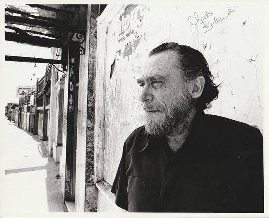 Original Photo from Burning in Water Drowning in Flame – Signed by Charles Bukowski