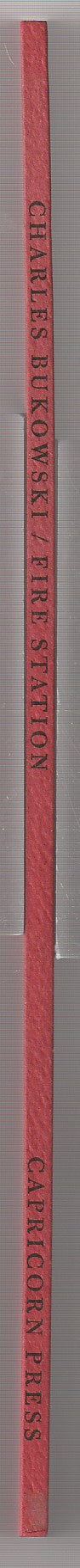 Fire Station – Signed First Edition by Charles Bukowski w/ Custom Clamshell Box