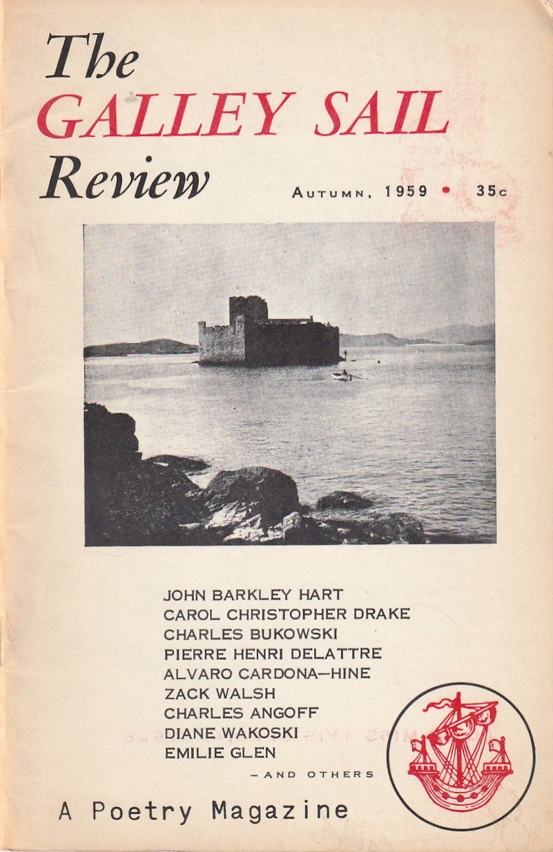 The Galley Sail Review, Vol. 1, No. 4 -- First Appearance of The Twins by Charles Bukowski (1959)