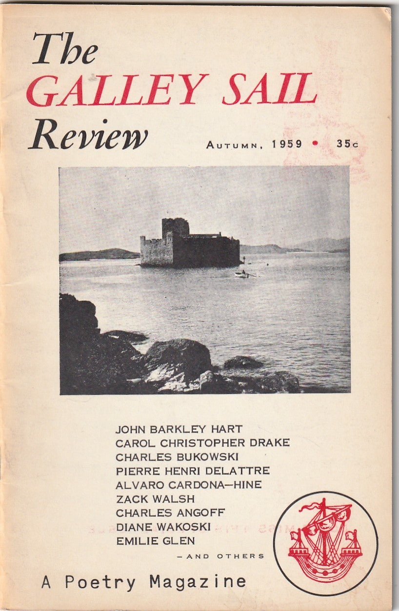 The Galley Sail Review, Vol. 1, No. 4 -- First Appearance of The Twins by Charles Bukowski (1959)