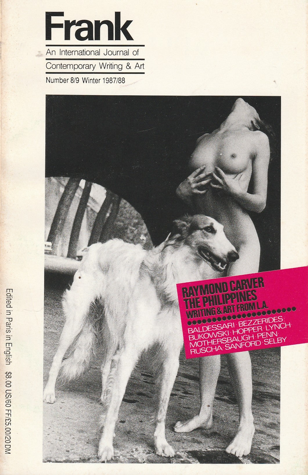 Frank 8/9 Winter 1987/88 – Excerpt from Hollywood by Charles Bukowski
