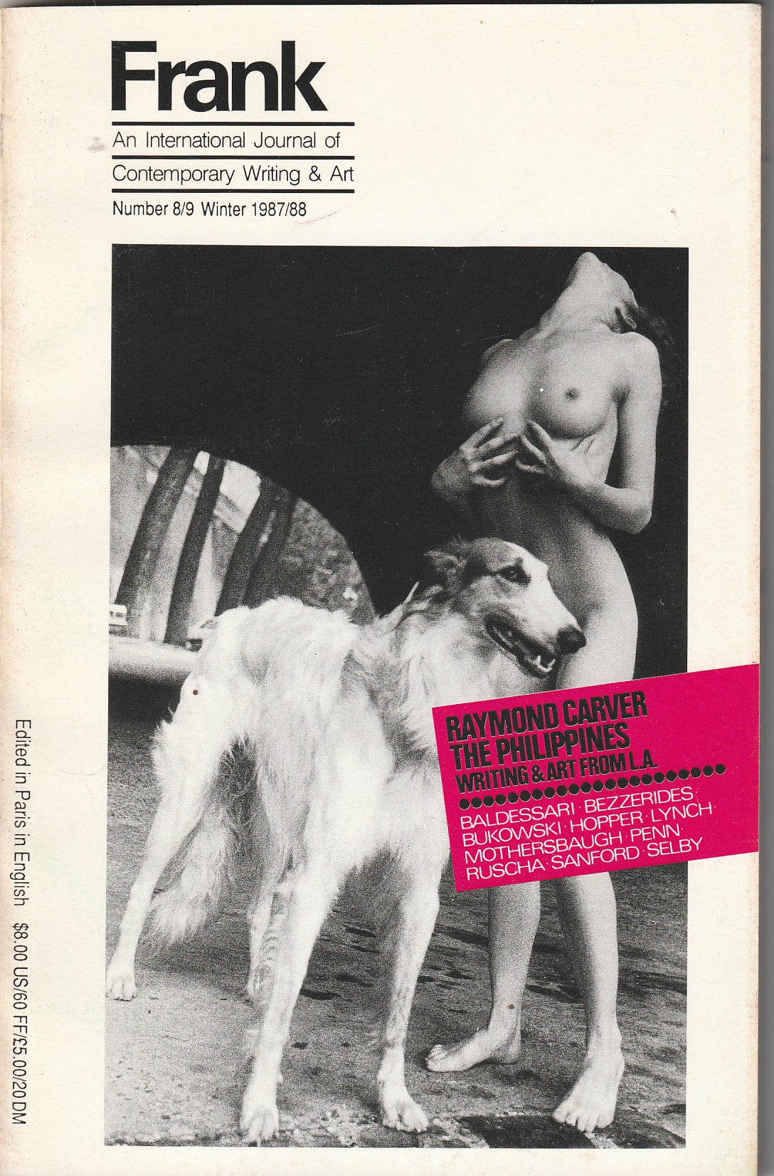 Frank 8/9 Winter 1987/88 – Excerpt from Hollywood by Charles Bukowski