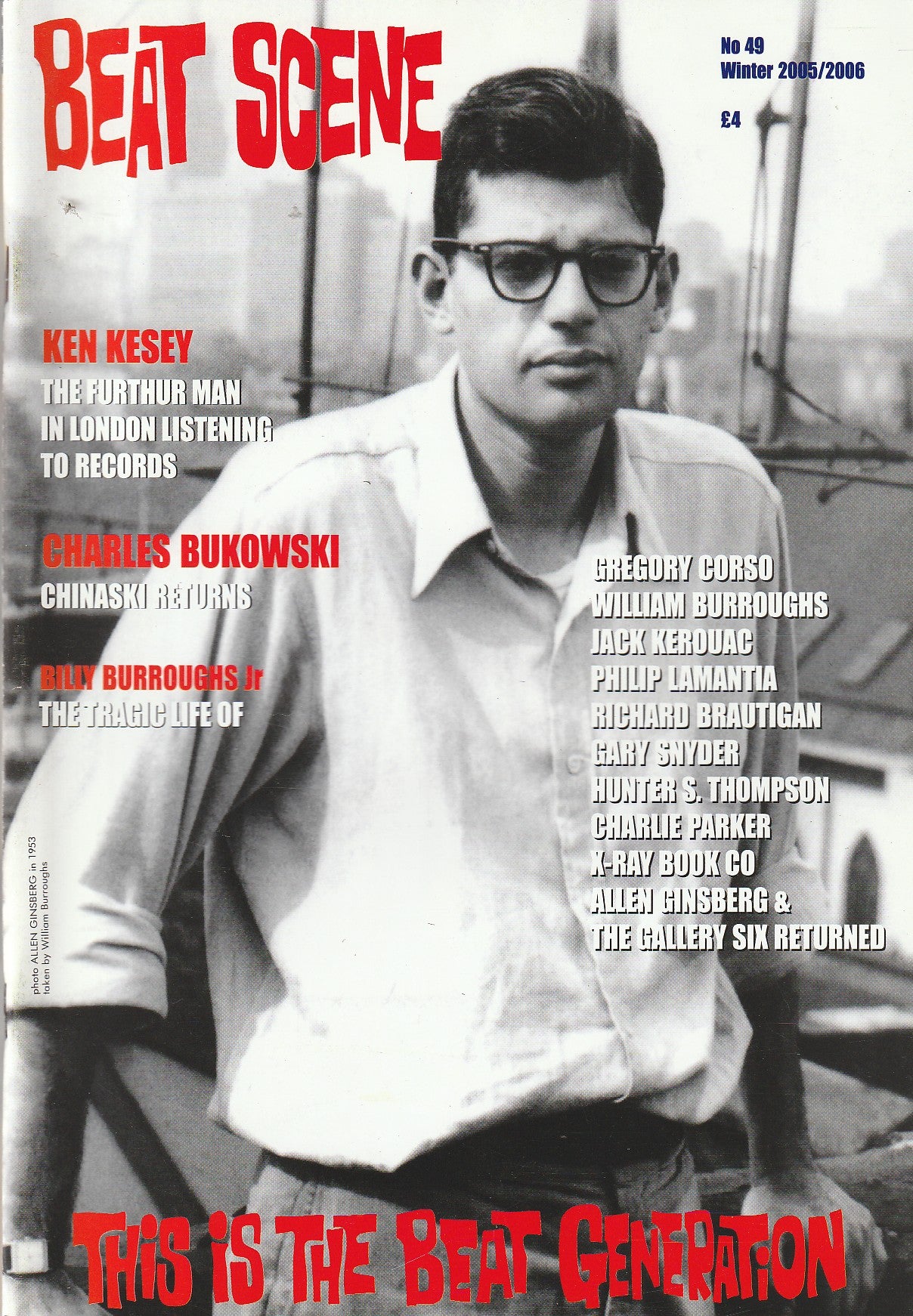 Beat Scene 49 -- Bukowski, Johnny Brewton, Ken Kesey, Corso, Burroughs