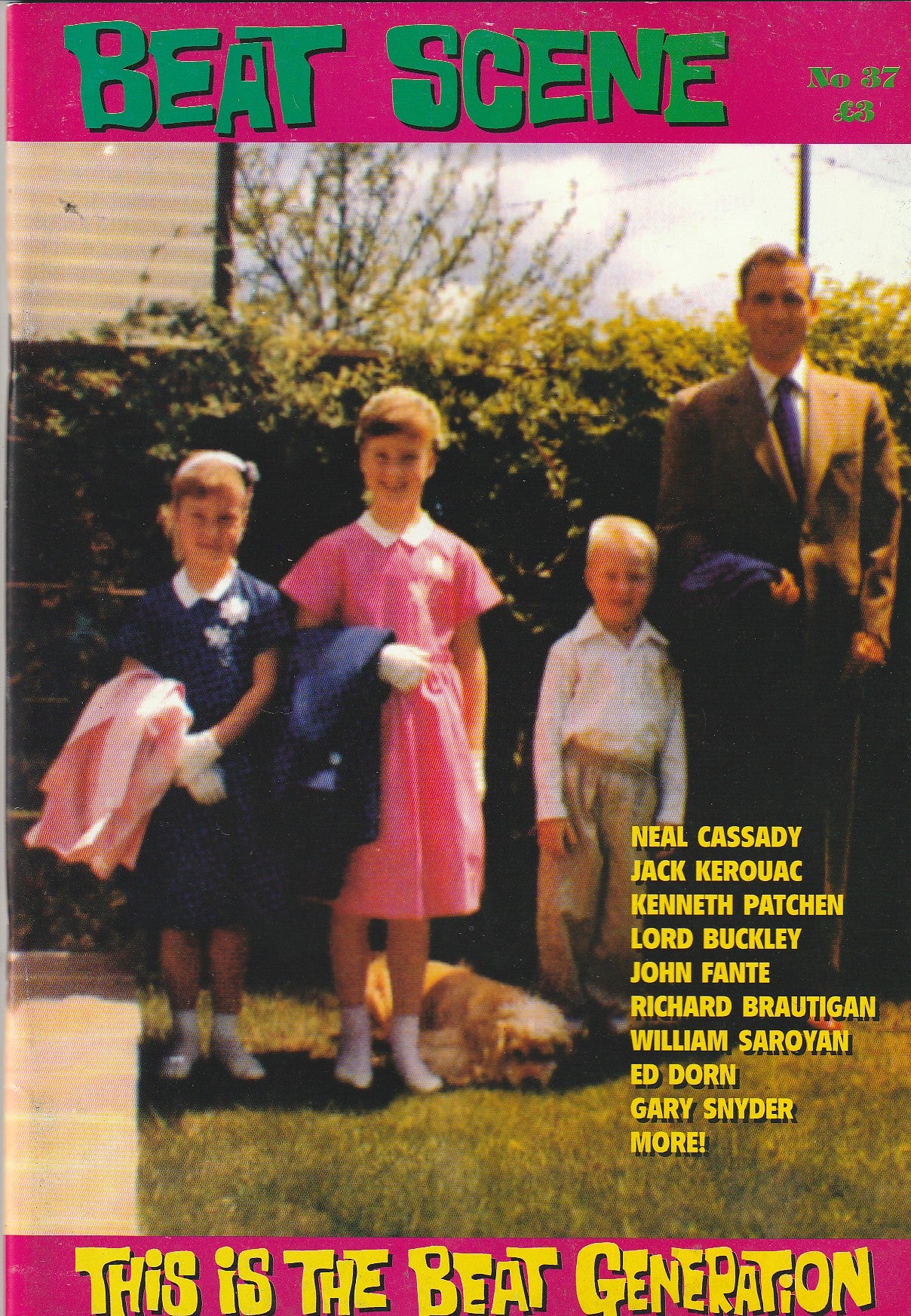 Beat Scene 37 -- Bukowski, Neal Cassady, Patchen, John Martin, John Fante