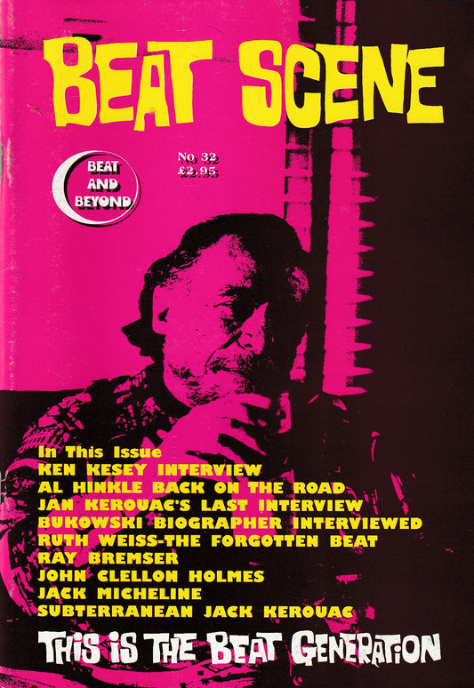 Beat Scene 32: Features on Bukowski Photographer Joan Gannij and Bukowski Biographer Howard Sounes