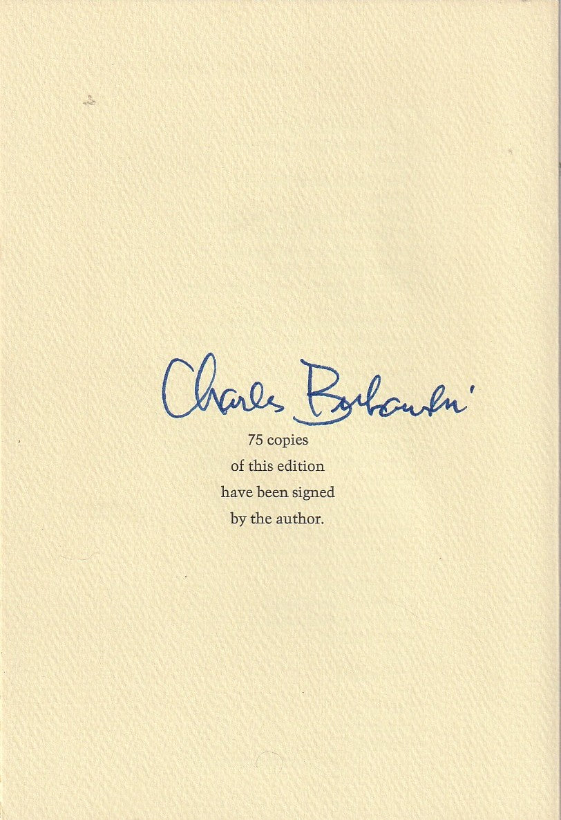 What They Want: Broadside Booklet Signed by Charles Bukowski (1/75)