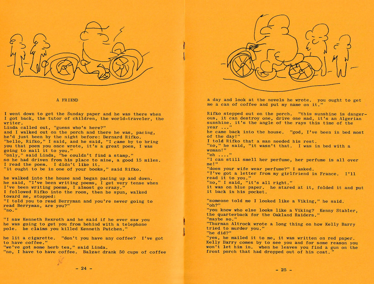 Wormwood Review 81 & 82 #515/700 – Good-By To Hollywood Special Charles Bukowski Section with One Uncollected Short Story, Drawings, Three Uncollected Poems  and 13 Poems Total  (1981)