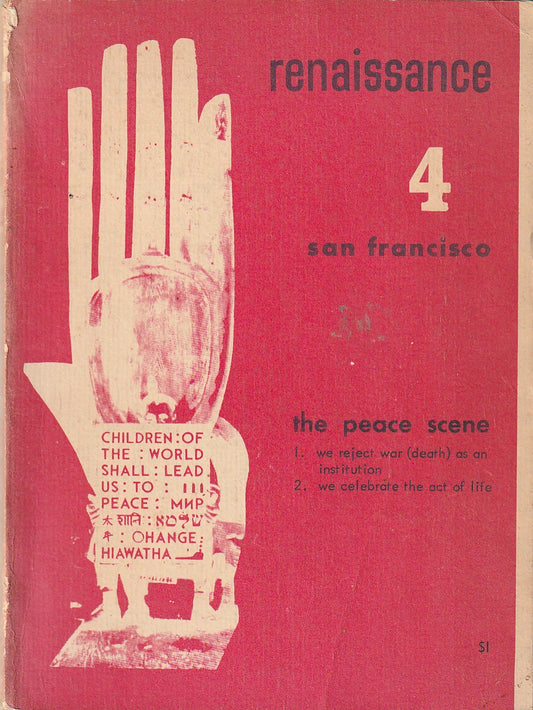 Renaissance 4 -- Peace, Baby, Is A Hard Sell by Charles  Bukowski  (1962)