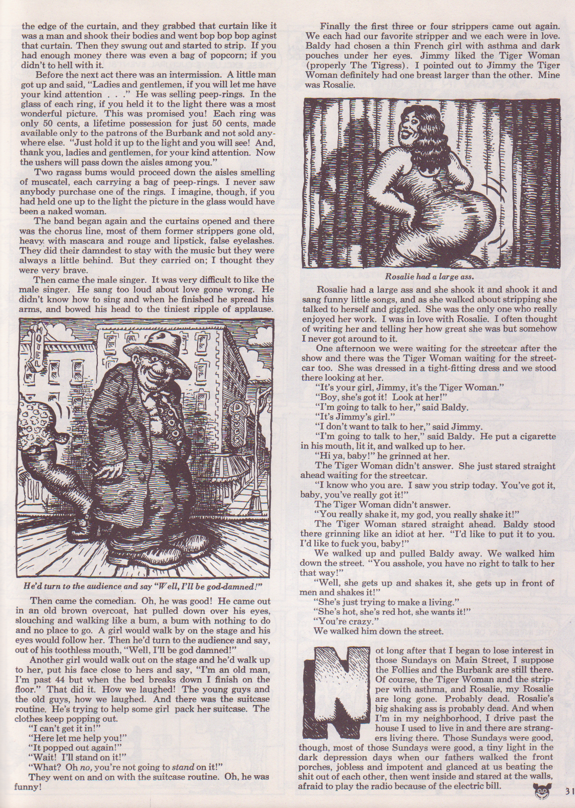 Arcade 3 with Charles Bukowski Short-Story Illustrated by R. Crumb (1975)