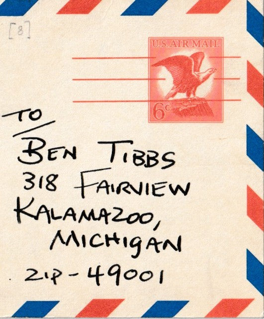 Charles Bukowski Letters to Ben Tibbs, 1963-1967 — Eleven Original Letters with Drawings