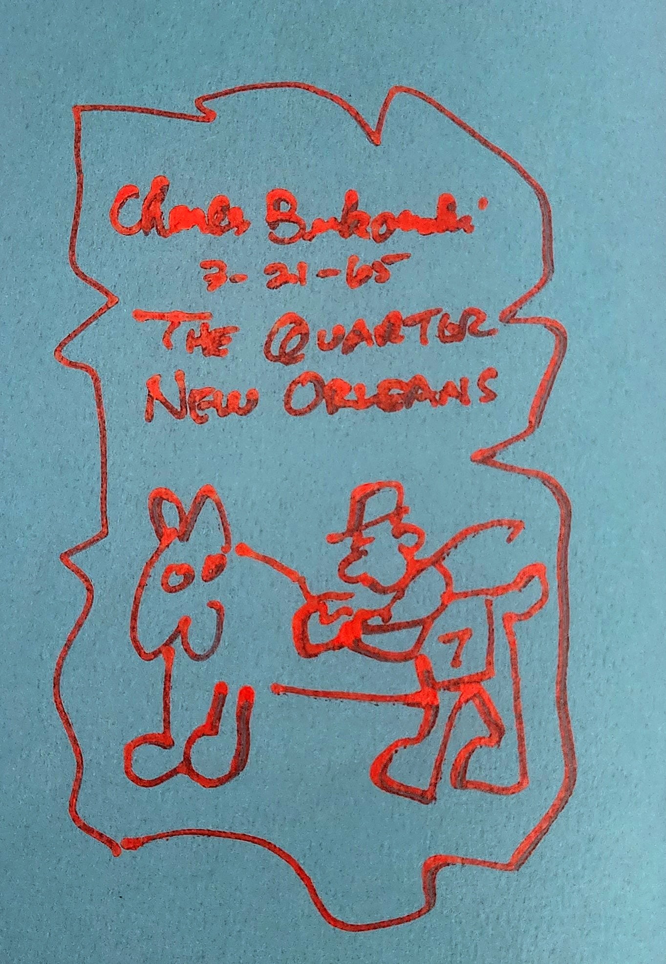 Crucifix In A Deathhand – From the Estate of Louise Webb and Ed Blair (Bukowski)