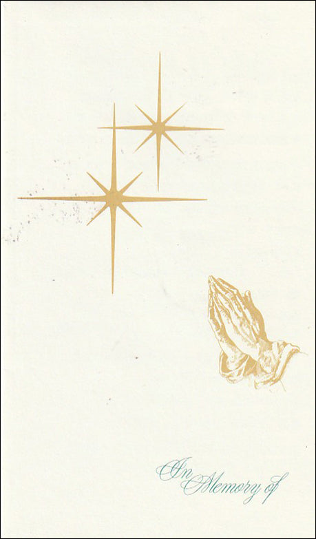 Funeral Card for Charles Bukowski Memorial Service