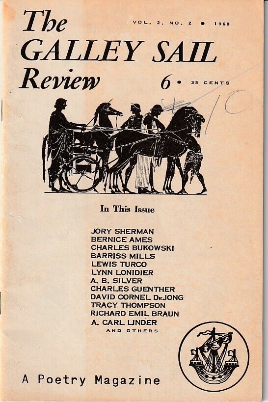 The Galley Sail Review, Vol. 2, No. 2 -- First Appearance of Conversation In A Cheap Room (1960)