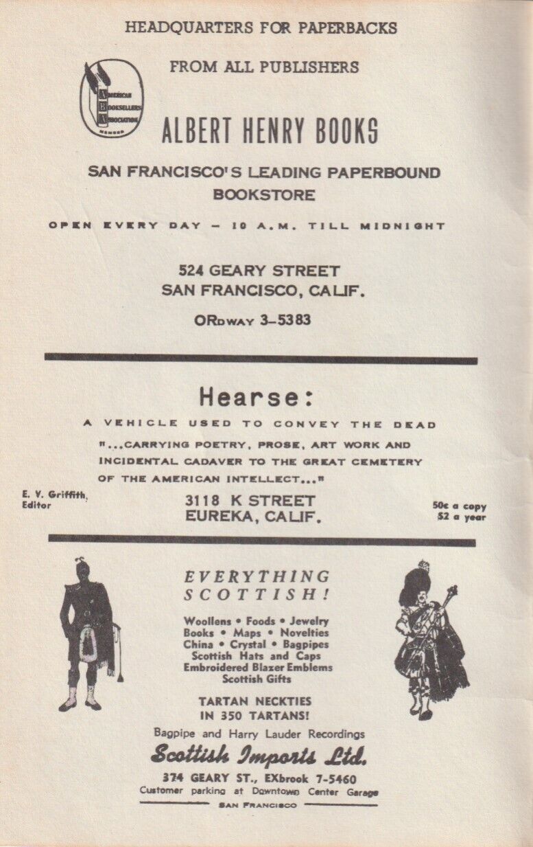 The Galley Sail Review, Vol. 2, No. 2 -- First Appearance of Conversation In A Cheap Room (1960)