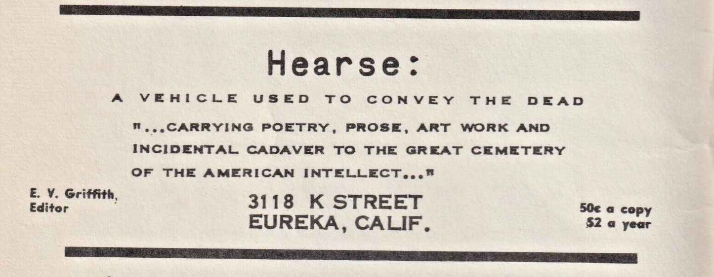 The Galley Sail Review, Vol. 2, No. 2 -- First Appearance of Conversation In A Cheap Room (1960)